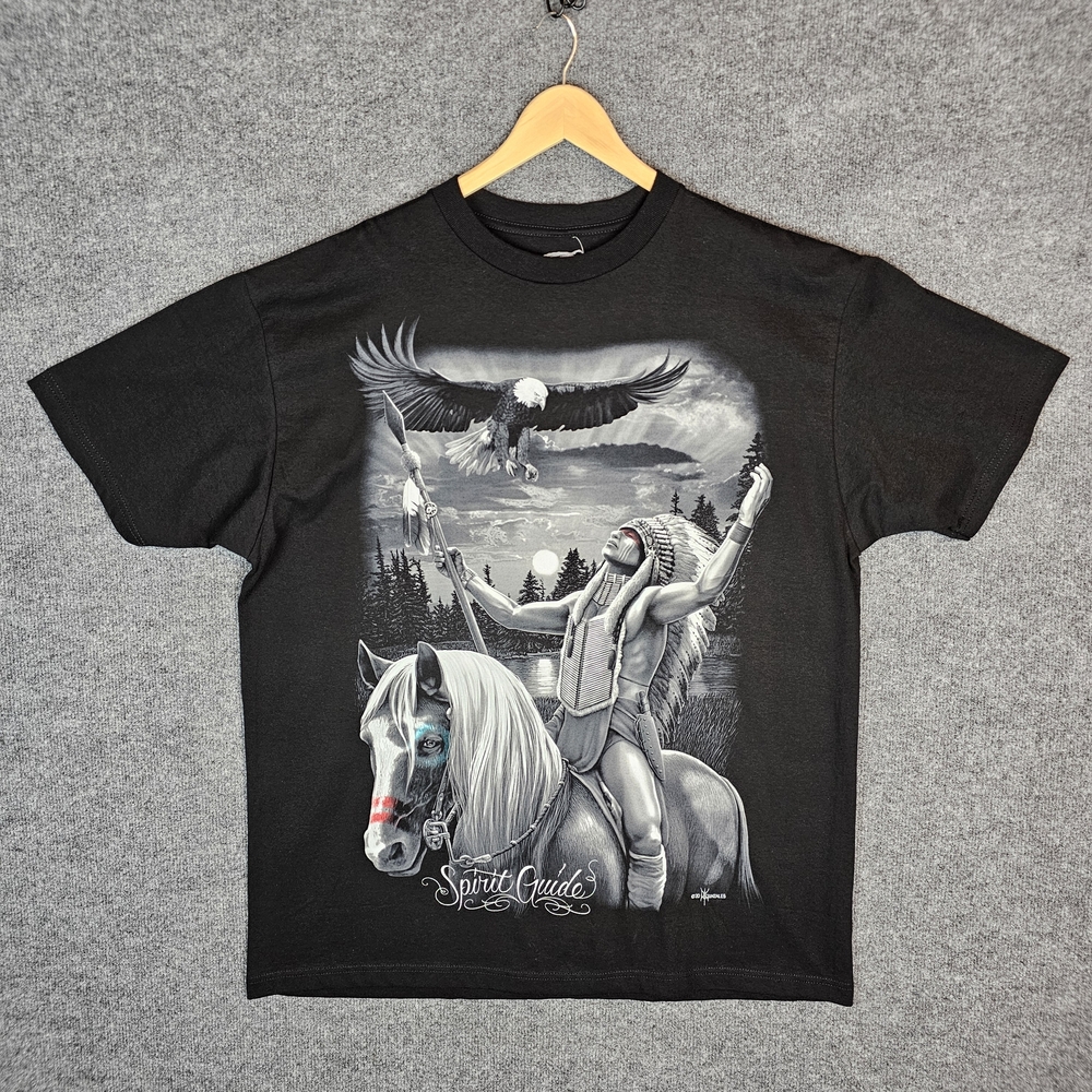 Wild Spirit Guide (DGA)‎ David Gonzales Art Native American T-Shirt